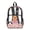 Capybara Floral Strawberry, variant on COEQINE Clear Book Bag for College Travel, 17 Inch See Through Large Backpack for Stadium, PVC Polyester Travel Backpack for Women, Casual Daypack for Work School, Elephant Rainbow Bubble