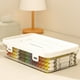thumbnail image 5 of Caja de almacenamiento de plástico transparente portátil con tapa para oficina y papelería, ideal para guardar artículos dispersos y refrigerios en la oficina. Cajas de almacenamiento organizadoras., 5 of 9