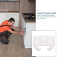 thumbnail image 2 of 10 guías de plástico para cajones, piezas de repuesto para muebles (blancas), 2 of 7