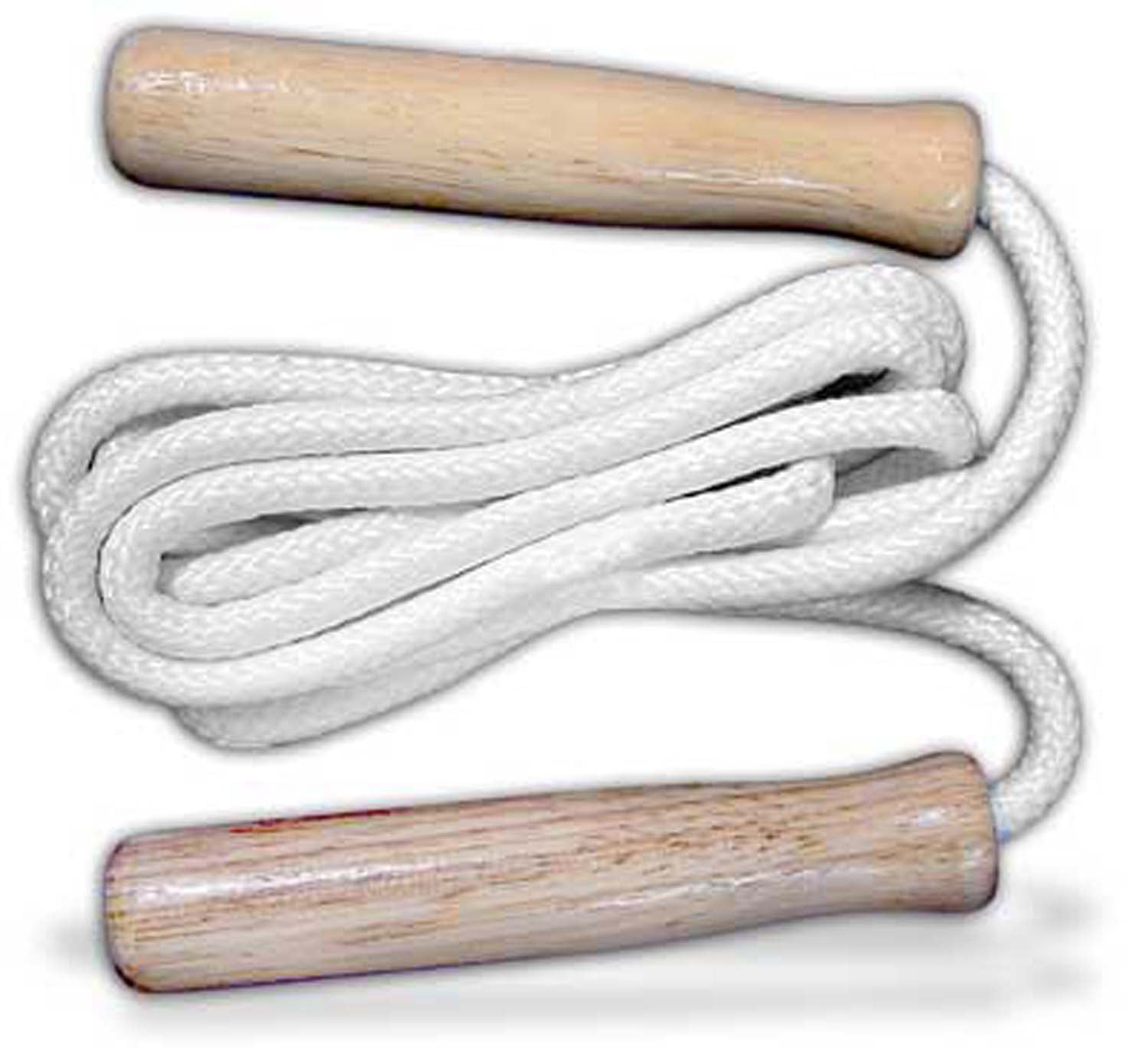 Cannon Sports Lightweight Polyester Jump Ropes with Wooden Handles 9.5-Feet 