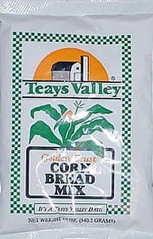 Teays Valley Gldn Crust Cornbread Mix 12z
