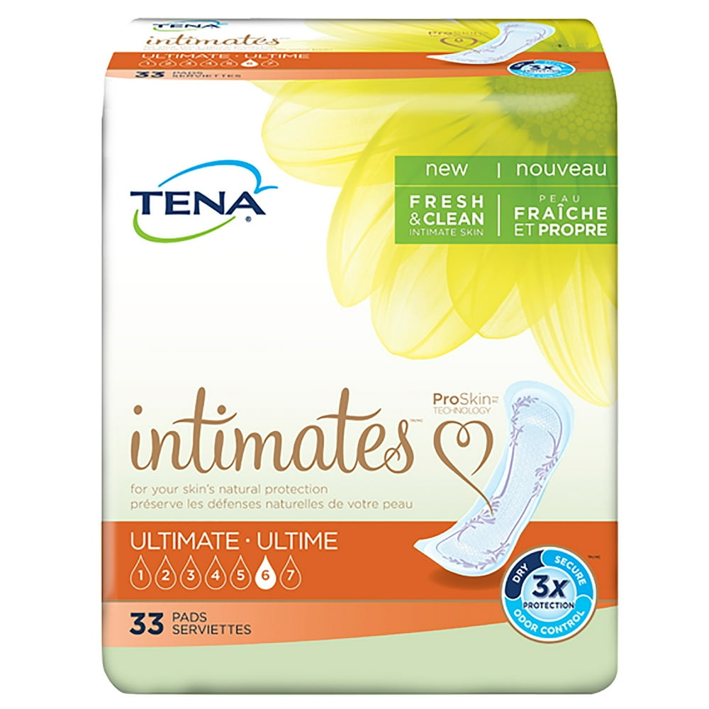 Tena Intimates Overnight Pant Liner, Heavy 16 Inch Bladder Control Pads