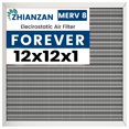 thumbnail image 1 of Filtro de aire para horno HVAC ZHIANZAN 12x12x1, lavable, MERV 8, 1 of 7