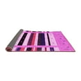 thumbnail image 2 of Ahgly Company Indoor Round Abstract Pink Contemporary Area Rugs, 7' Round, 2 of 4
