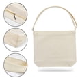 thumbnail image 5 of Bolso bandolera de lona Draw blank de gran tamaño para mujer Blanco crudo, 5 of 5
