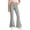 Gray, variant on RQYYD School Uniform Pants for Girls Bell Bottom Pants High Stretch Elastic Waist Flare Trousers Size 5-16 Years Teen Girls Kids Back To School