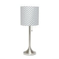 thumbnail image 1 of Lampe de table conique Simple Designs avec abat-jour en tissu, 1 of 9