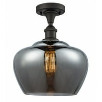 Innovations Lighting - Fenton - 1 Light Semi-Flush Mount In Industrial Style-13
