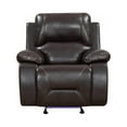 thumbnail image 6 of Titan Furnishings Transitional Faux Leather Sofa Set in Brown, 6 of 21