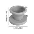 thumbnail image 2 of Vwrxbz Coffee Filter Cup Drip Cone Hand Brewed Coffee Maker Silicone Dripper for Hiking Camping Home Office, 2 of 7