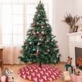 thumbnail image 7 of KLL 48" Christmas Tree Skirt Cartoon Lobster Xmas Tree Skirts Mat for New Year Xmas Holiday Party Indoor Outdoor Home Decoration, 7 of 7