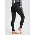 thumbnail image 7 of BALEAF Fleece Lined Leggings for Women with Pockets Workout Thermal Winter Warm Tummy Control High Waisted Petite Thick 7/8 Yoga Pants Black 3XL, 7 of 7