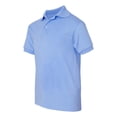 thumbnail image 3 of Hanes Boys School Uniform 4-18 EcoSmart Jersey Polo Shirt, 3 of 4