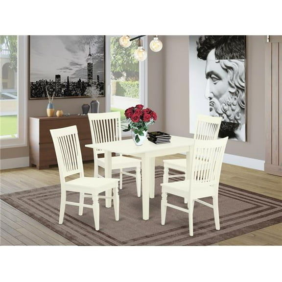 5 Piece Norden Kitchen Furniture Set - Linen White
