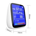 thumbnail image 4 of Formaldehyde Detector Detector TVOC Detector Indoor Odor Detector Formaldehyde Excessive Alarm Instrument, 4 of 5