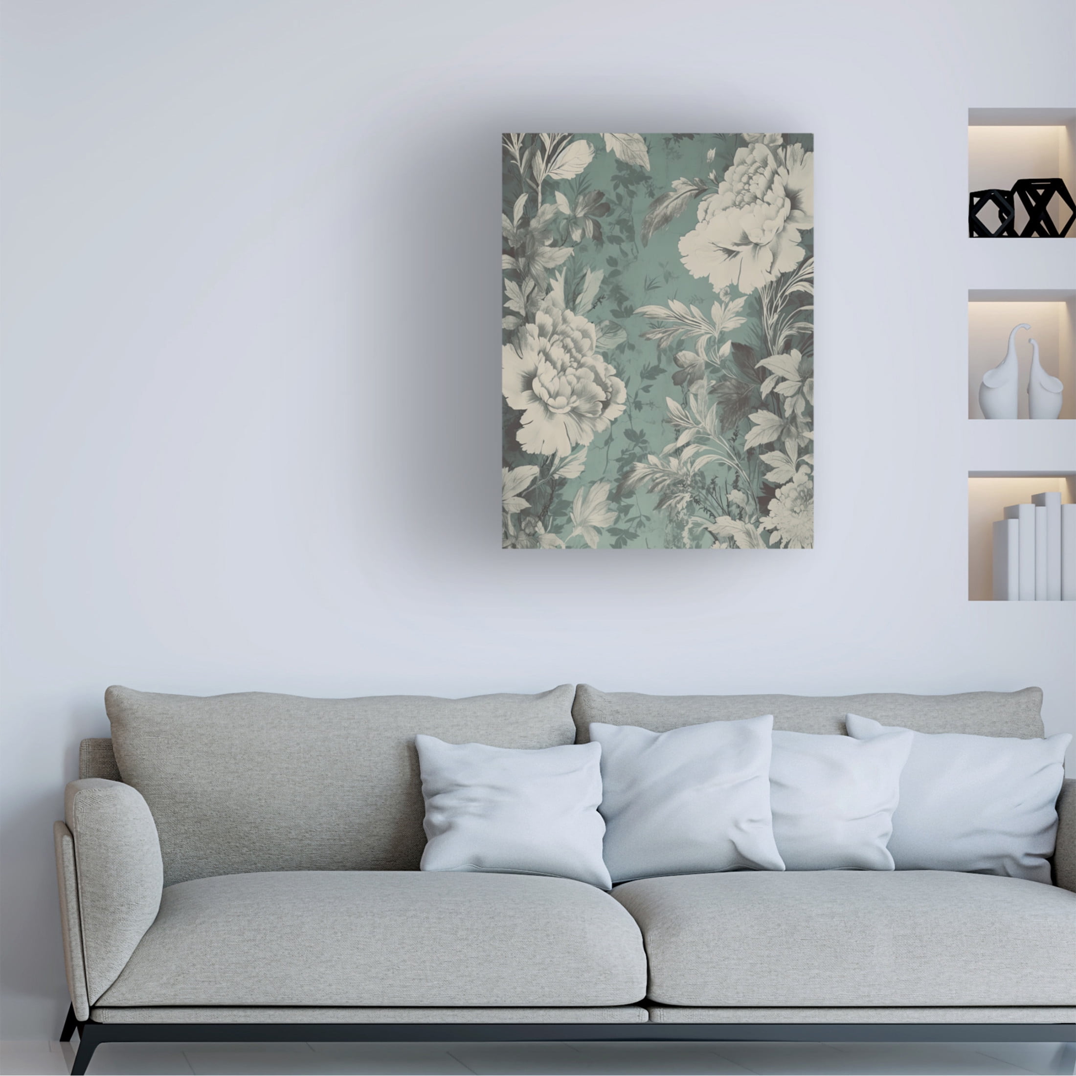 Canvas Wall Art - Sasha 'Maries Boudoir I' Wall Art for Living Room, Bedroom, or Office Décor by Trademark Fine Art - 35 x 47 Inches
