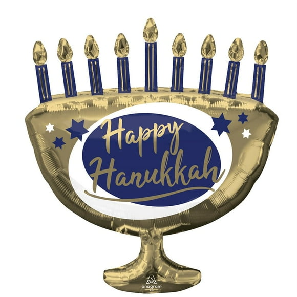 Elegant Metals Menorah Balloon 26" X 29"