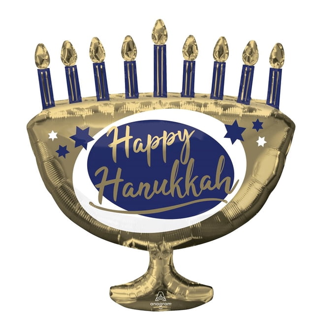 Elegant Metals Menorah Balloon 26" X 29"