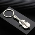 thumbnail image 3 of Violin Shaped Keychain Metal Musical pendant keyring instrument Instrument Car Keyrings Key Holder Handbag Decor Accessory, 3 of 9