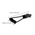 thumbnail image 2 of OUNONA Guitar Tailpiece Metálico Negro Para Guitarra Duradero Y Elegante Con Superficie Pulida, 2 of 6