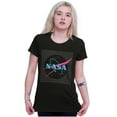 thumbnail image 4 of Vaporwave Retro NASA Meatball Logo Women's T Shirt Ladies Tee Brisco Brands S, 4 of 5
