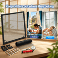 Small Window Frame Kit 2 Sets Window Screen Frame Kit 5/16 In X 1/8 X48inx48in ...