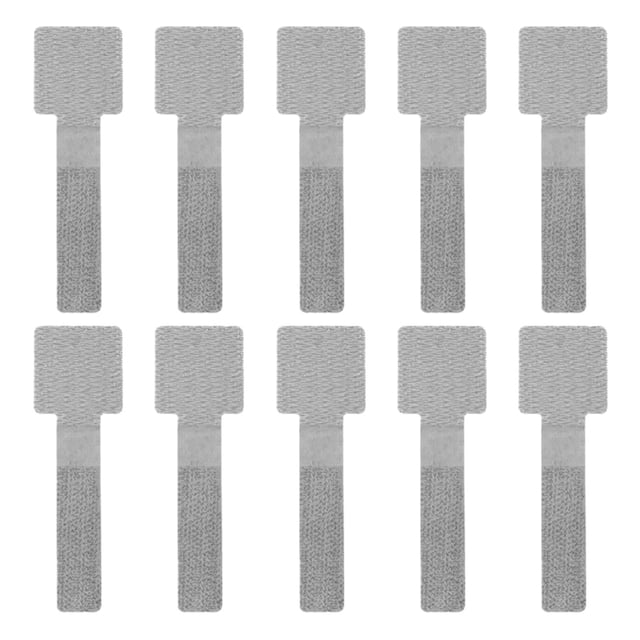 WIFKLSIIPG Lot de 10 Sangles Réglables Réutilisables pour Gestion des Auto-Attaches et des Boucles pour Organiser les Fils de Données et Écouteurs sous la Table pour la Maison