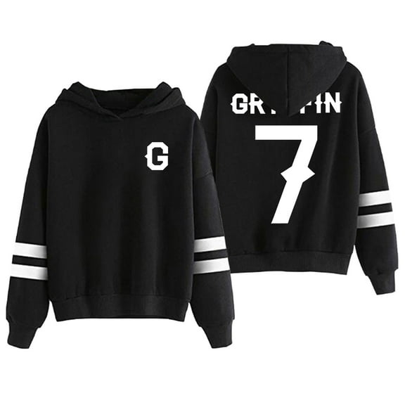 Gryffin Hoodie 2024 Tour Pocketless Parallel Bars Sleeve Streetwear Women Men Hooded Sweatshirt