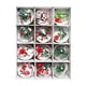 thumbnail image 2 of Adornos de bolas de Navidad Fiudx decoración para árboles de Navidad 12 piezas, 2 of 4