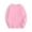 Pink, variant on Ruyang Boys Girls Long Sleeve Cotton Shirt Plain Crewneck Cute Tops Kids Basic Tee Solid Athletic Casual Sweatshirts