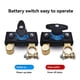 thumbnail image 2 of Interruptor de Corte Desconexión Batería Automóvil, 12 V, 24 Antifugas Terminal Universal, 2 of 5