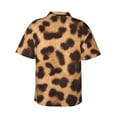 thumbnail image 4 of Leopard Skin Pattern Men'S 3d Print Casual Button Down Shirts, Novelty Hawaiian Short Sleeves 2xl, 4 of 8