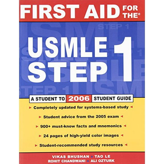 Pre-Owned First Aid for the USMLE Step 1: 2006 (Paperback) 0071461159 9780071461153