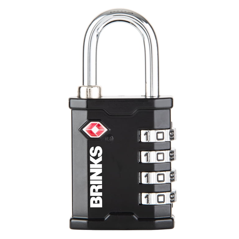 Brinks 40mm TSA Resettable Combination Luggage Padlock photo 1