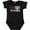 AB-Black, variant on Inktastic Firefighter Red Line Flag Fireman Boys or Girls Baby Bodysuit