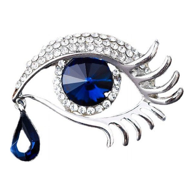 Broche de diamantes de imitación con forma de lágrima de ángel de calidad premium, bufandas cubiertas, clip para chal para mujeres (4 unidades)