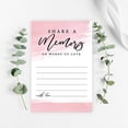 thumbnail image 2 of Koyal Wholesale Share a Memory Cards, Brushed Pink Watercolor Cards for Wedding, Life Memories, 4" x 6" 52-Pk, 2 of 5
