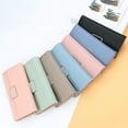 thumbnail image 5 of Fashion Women Trifold Long Wallet PU Leather Card Holder Organizer Purse, 5 of 8