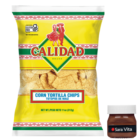 Calidad Yellow Corn Tortilla Chips, 11 Ounce Bag