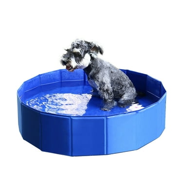 Summer Pet Dog Swimming Pool, 31.50'' x 7.96'', Pet Bath Pool, Pet Bathing Tub Kid Pool Puppy Washing Outdoor Portable PVC for Small/Medium Dog