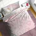thumbnail image 3 of Sanrio Hello Kitty Étoiles Ensemble de Lit 7 Pcs Format Double avec Couvre-Oreillers, 3 of 4