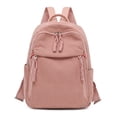 thumbnail image 2 of Stylago Women Casual Backpack Side Pockets Zipper School Bags College Students Lightweight Travel Shopping Laptop Daypack Pink, 2 of 6