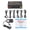 Black - AU Plug, variant on MOSKYAUDIO 6-Channel Guitar Pedal Power Supply with Independent Short Circuit Protection, LED Power Indicator, Premium Pedalboard Station for Effects & Devices (EU Plug, Black) 4.1x2x1.3in / 10x5cm
