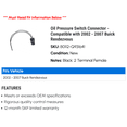 thumbnail image 2 of Pressure Switch Connector - Compatible with 2002 - 2007 Buick Rendezvous 2003 2004 2005 2006, 2 of 2