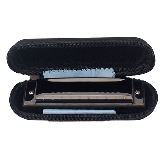 Blues Diatonic Harmonica Key of C Elegante Buce Org Organ de gran calidad Servicio de larga duración 11 Tornillos de sellado para principiantes Guardurnaity OD010838-00