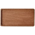 thumbnail image 2 of Wooden Plate Household Bread Tray Simple Design Round Cake Pans Office Desk Decor 2 PCS, 2 of 6