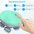 thumbnail image 3 of Pet Massager, AMIR Scalp Massager Handheld Electric Cat Massager Dog Massager 4 Rotatable Massage Heads Relaxing Muscles Scalp Massager for Cats Dogs Pets Gift Green, 3 of 8