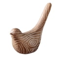 thumbnail image 2 of KGJQ Resin Bird Ornaments, Retro Wood Color Bird Figurine, Handmade Carved Decorative Bird Statue for Country Farmhouse Home Tabletop Decor, 2 of 8