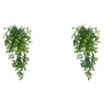 thumbnail image 1 of Toystoory Plantas colgantes verdes para exteriores - Decoraciones ecológicas y no tóxicas para jardín Datura colgante artificial de bajo Datura 2Conjunto, 1 of 6