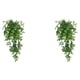 thumbnail image 1 of Toystoory Plantas colgantes verdes para exteriores - Decoraciones ecológicas y no tóxicas para jardín Datura colgante artificial de bajo Datura 2Conjunto, 1 of 6